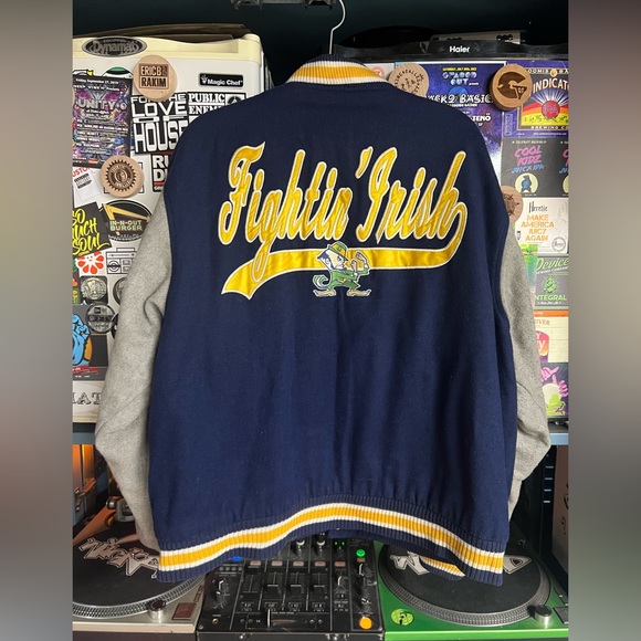 Logo Athletic Jackets & Coats Vintage 9s Notre Dame Fighting Irish